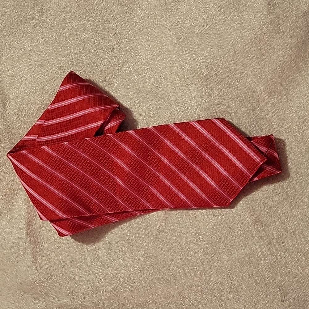 Kailong red pink tie